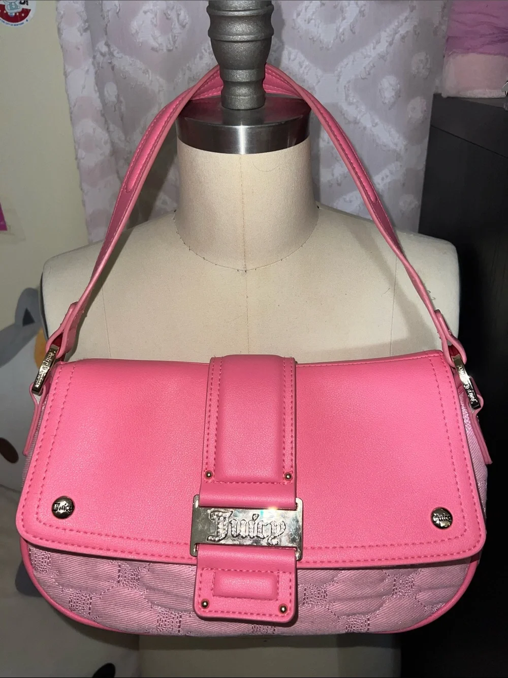 Juicy Couture Bubblegum Pink Shoulder Bag